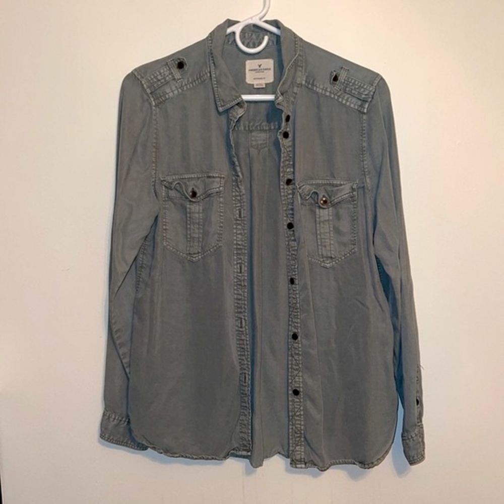American Eagle Button Down Jacket/ Shirt